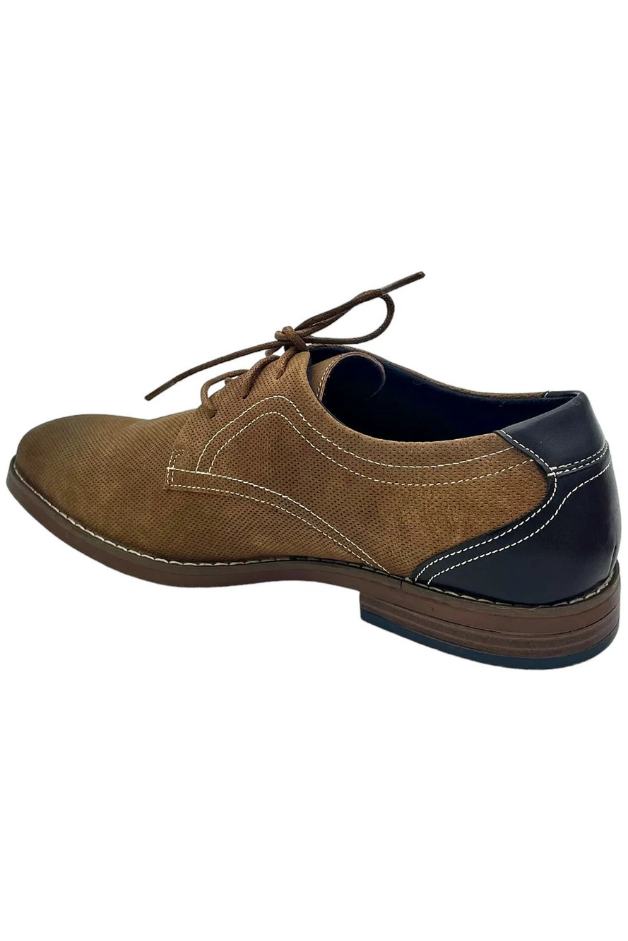 Reserved Footwear Men's New York Bertrand Oxford Shoes Brown - Medium - Picture 3 of 3